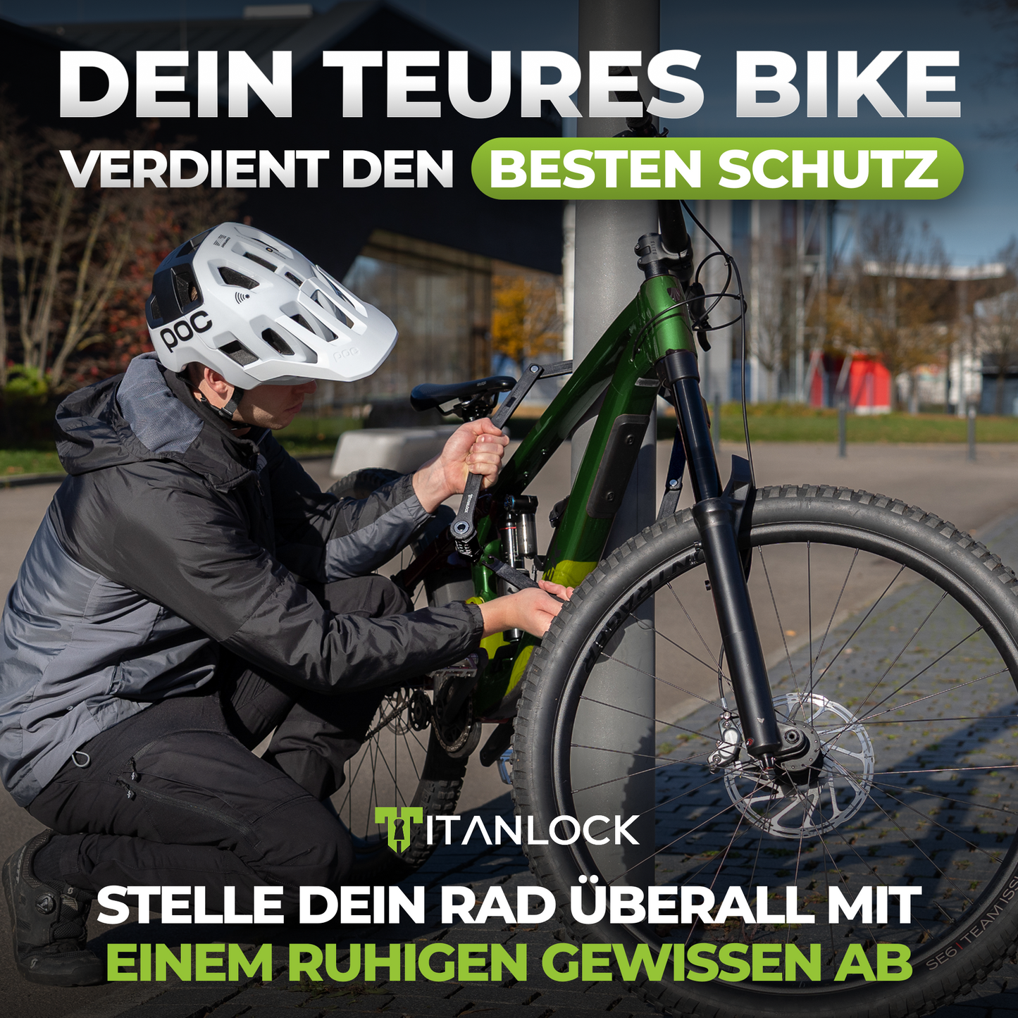 TITANLOCK Faltschloss mit Zahlencode - 120cm