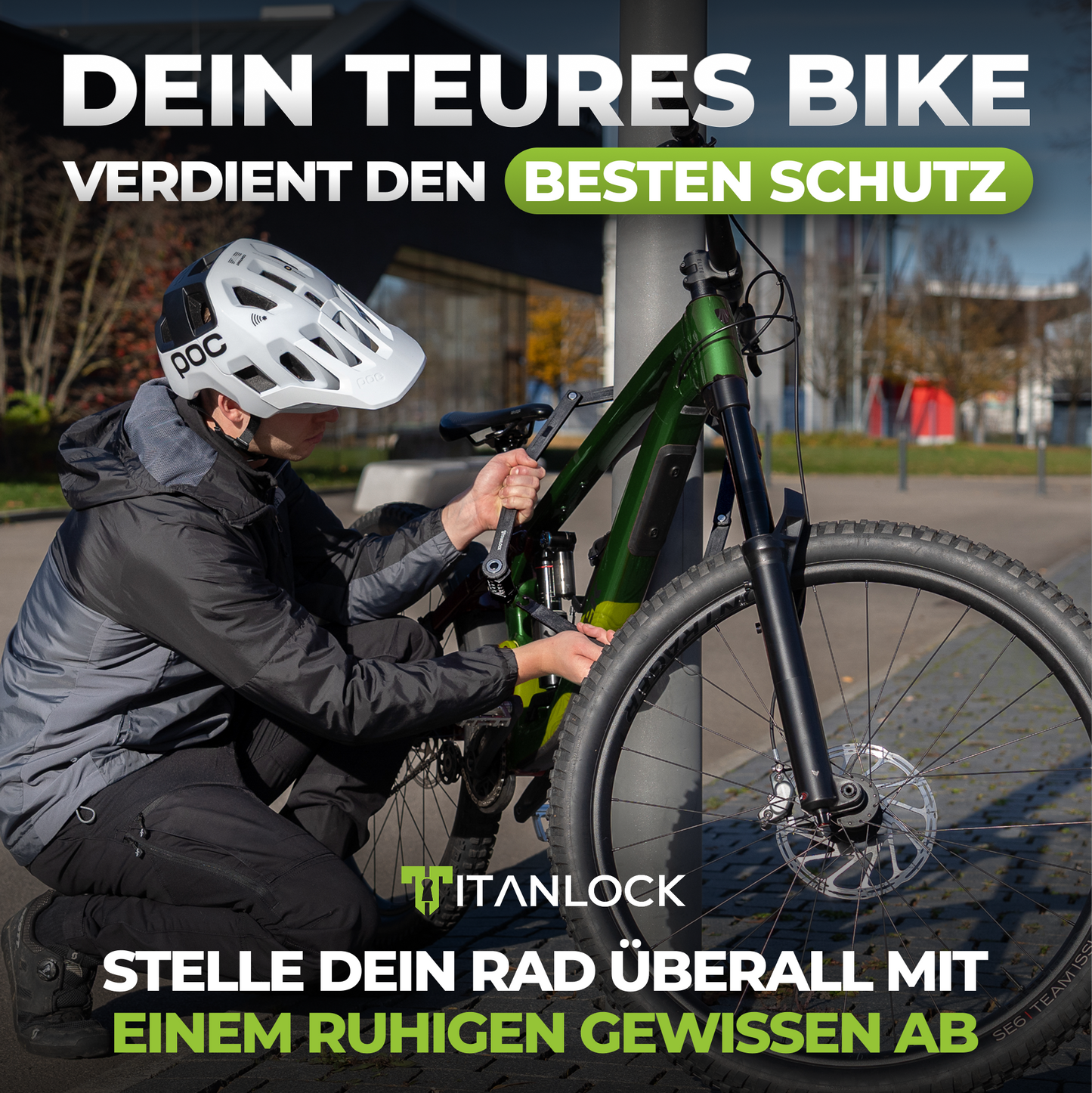 TITANLOCK Faltschloss mit Zahlencode - 90cm
