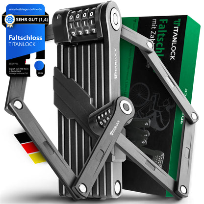 TITANLOCK Faltschloss mit Zahlencode