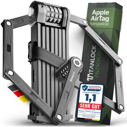 TITANLOCK Faltschloss mit Zahlencode - 120cm