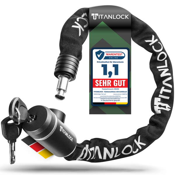 TITANLOCK Kettenschloss mit Schlüssel