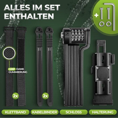 TITANLOCK Faltschloss mit Zahlencode - 90cm
