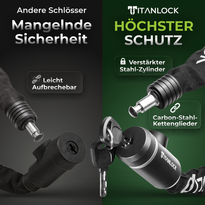 TITANLOCK Kettenschloss mit Schlüssel