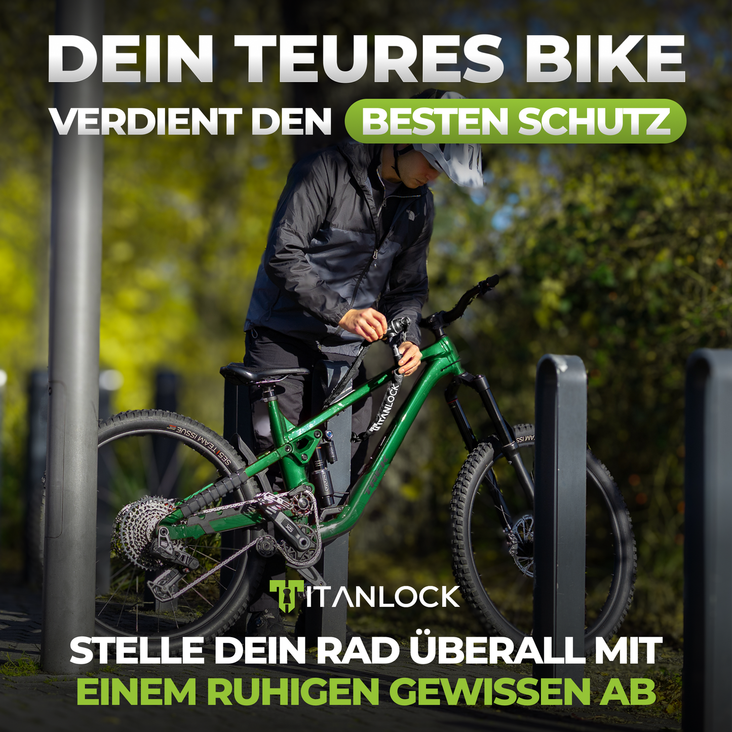 TITANLOCK Kettenschloss mit Schlüssel