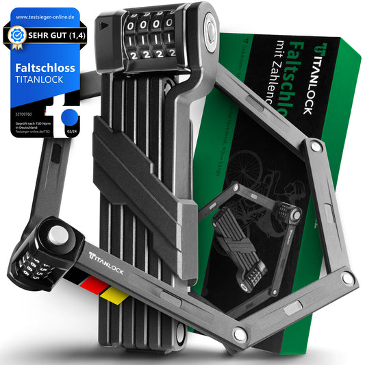 TITANLOCK Faltschloss mit Zahlencode
